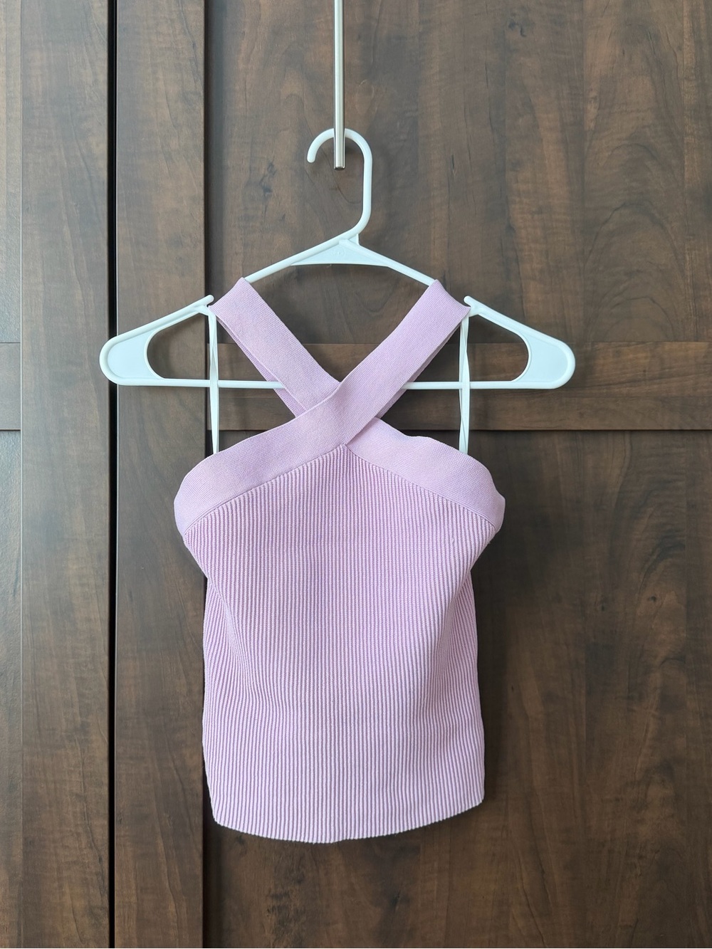 Aritzia Ribbed Cross-Back Camisole - Picture 3 of 4